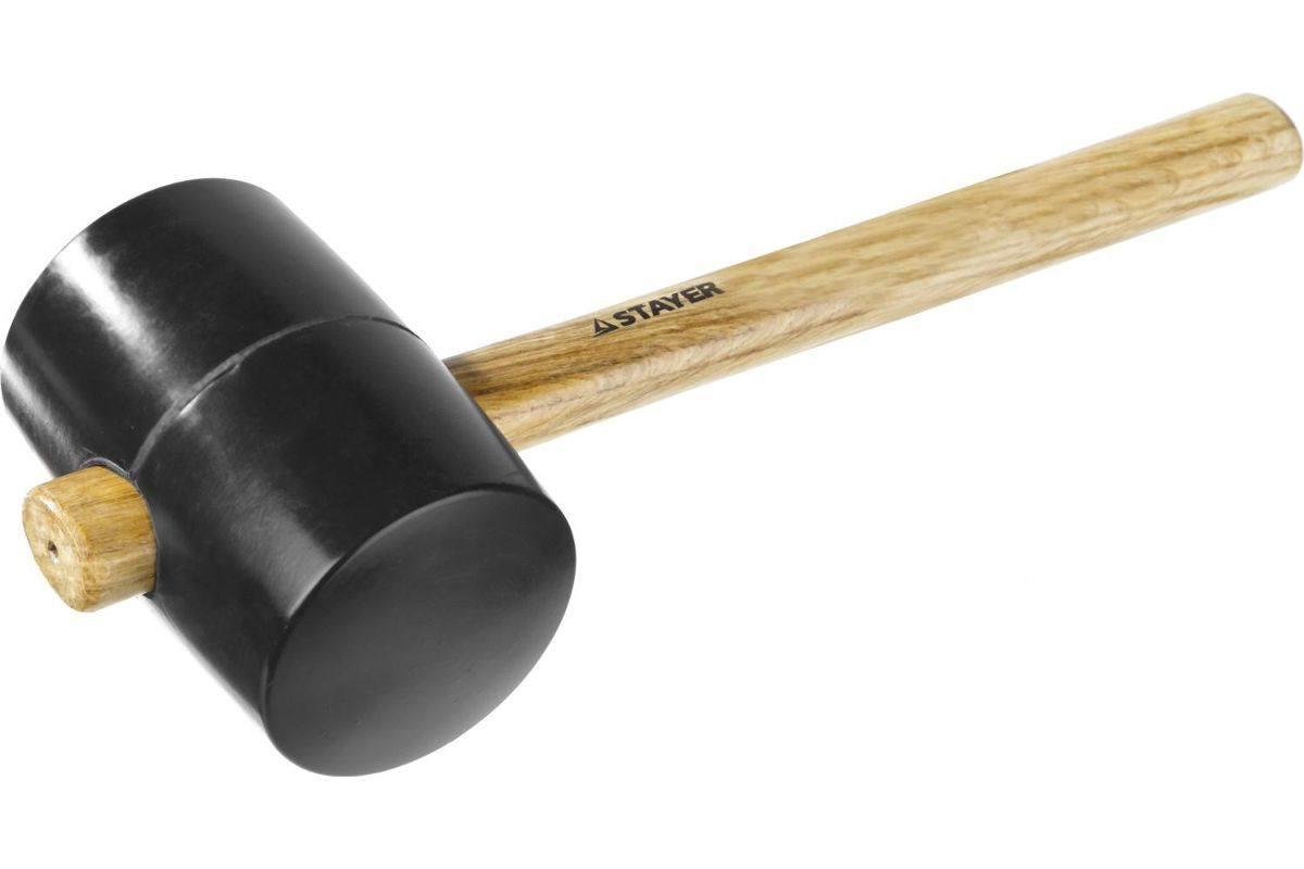 я/Киянка 1,1 кг черная резина с дер. ручкой ЗУБР