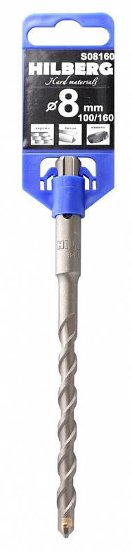 Бур SDS+   8-160мм спираль S4, Hilberg