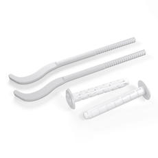 Комплект плоских кронштейнов с дюбелями 7,2x170мм