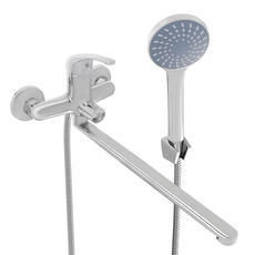 Смеситель д/ванны рычажный SK08-P109 Цинк хром