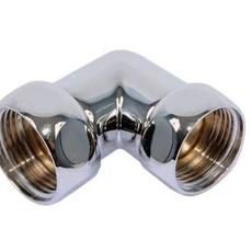 Муфта угловая д/п 1 FF хром (в комп 2шт) 