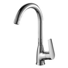 Смеситель д/кухни рычажный S35-23 поворотный излив