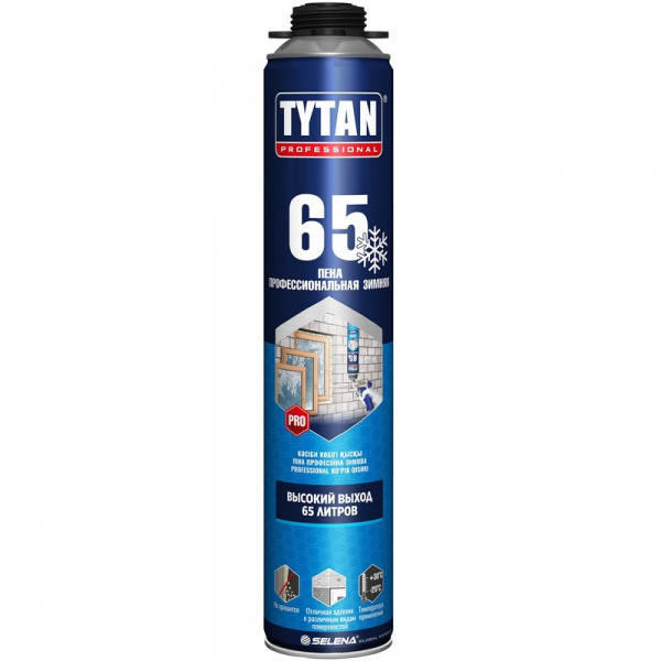Пена проф.  ТИТАН  ( до -20°С) 65л (750мл) зимняя