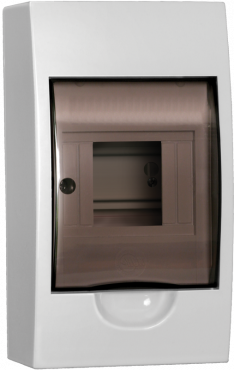 Щит пласт  4 мод. 1ряд, навесн., бел. ИЭК