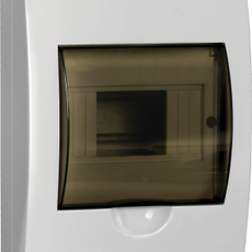 Щит пласт  6 мод. 1ряд, навесн., бел. ИЭК