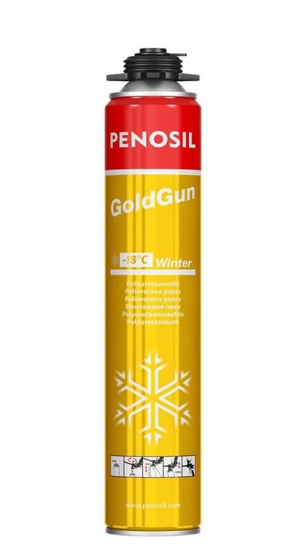 Пена проф. PENOSIL GOLD GUN 65л (до -18 °C) (900мл) зимняя Пена проф. PENOSIL GOLD GUN 65л (до -18 °C) (900мл) зимняя