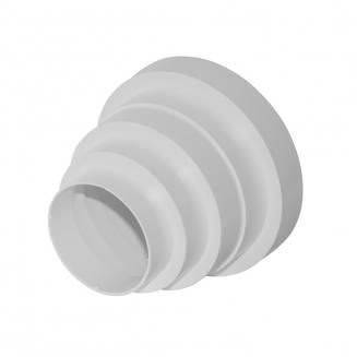 Соединитель универсальный центральный, пластик, D150/120/100/80