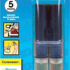 Клей эпоксидный прозрачный в шприце ABRO MASTERS 6мл