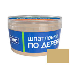 Шпатлевка по дереву для внутренних и наружних работ, цвет дуб, ТЭКС, 0,25кг