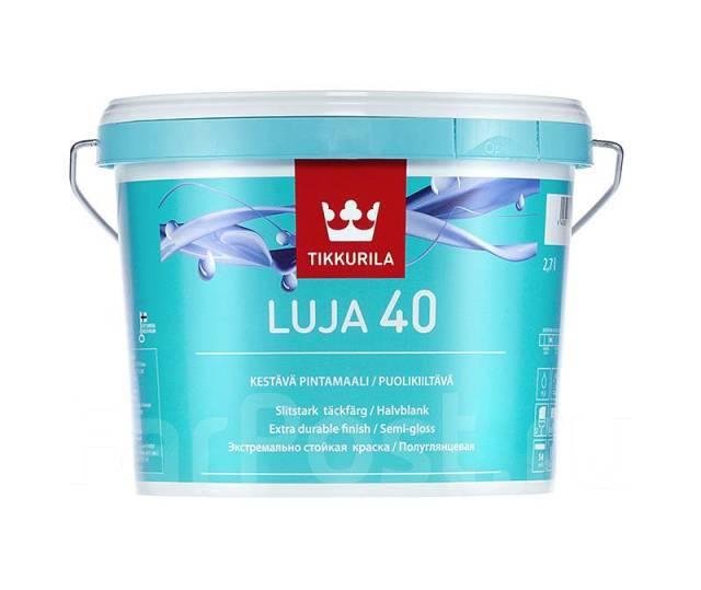 я/в/д экстра-стойкая. п/глянц LUJA 40 TIKKURILA 2,7л (база А) я/в/д экстра-стойкая. п/глянц LUJA 40 TIKKURILA 2,7л (база А)