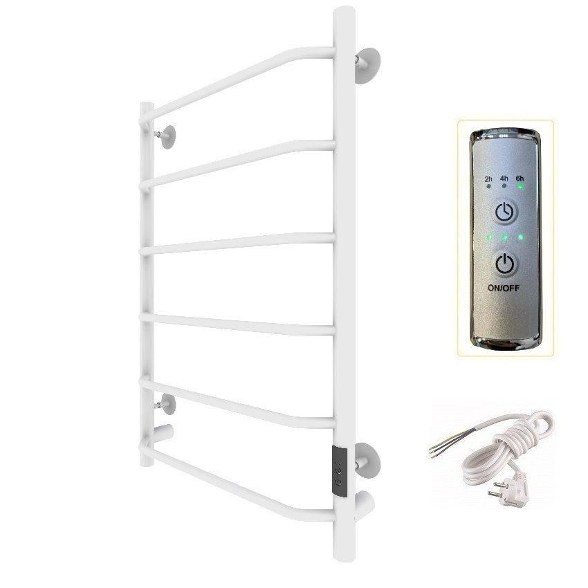 Полотенцесушитель эл. ТРУГОР 500х800 Лесенка ПЭК СП6 Белый встроен,диммер