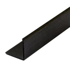 Уголок ПВХ 15х15мм 2,7м Черный