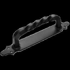 Ручка-скоба 250мм, декоративная, черная