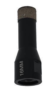 Коронка алмазная  16 мм с воском Super Hard, Hilberg 