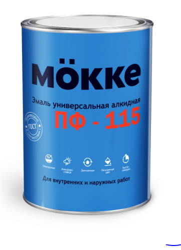 Эмаль синяя 0,8 кг ПФ-115 МОККЕ (1/14) Эмаль синяя 0,8 кг ПФ-115 МОККЕ (1/14)