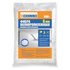 Фибра полипропиленовая  6мм, щелочестойкая 0,6кг  4Walls