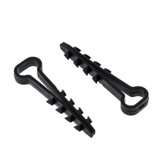 Дюбель-хомут  6-12мм  (1уп/50шт) плоск. черный