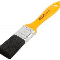 Кисть флейцевая (мастер) для эмалей и лаков на основе растворителя, смешанная щетина, МастерКолор, 30мм