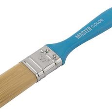 Кисть флейцевая (мастер) для лаков и красок на водной основе, искуственная щетина, МастерКолор, 30мм