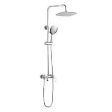 Стойка душевая BRIMIX (смеситель, лейка, верхний душ, гусак)  3074