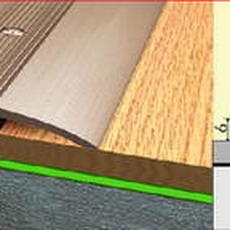 Широкий стык, 60 мм с открытым креплением