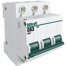 Автомат 3п 40А (С) DEKraft 
