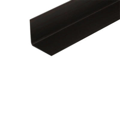 Уголок ПВХ 15х15мм 2,7м Венге черный