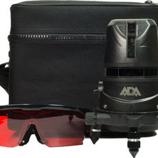 Лазерный уровень ADA 2D Basic Level + сумка, проекция 2 лин., кр. луч