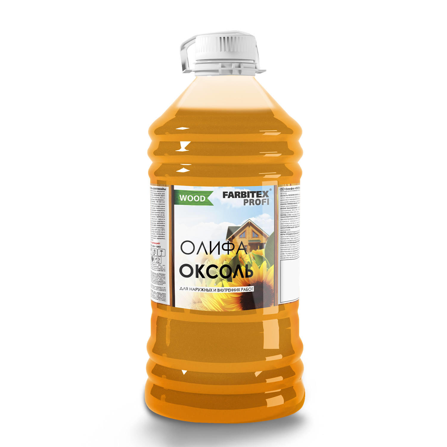 олифа  3л оксоль ФАРБИТЕКС ПРОФИ WOOD (1/6)