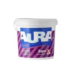  Акриловая краска матовая для фасадов, морозостойкая, АУРА Expo, 2,7л/3,8кг 
