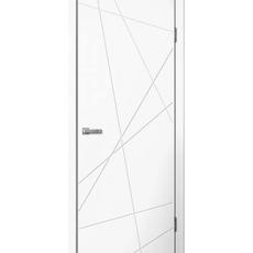 Дверь LINE01 ПВХ Белый 60 