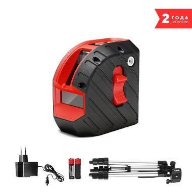 Лазерный уровень ADA ARMO 2D (комплект), проекция 2 лин., кр. луч