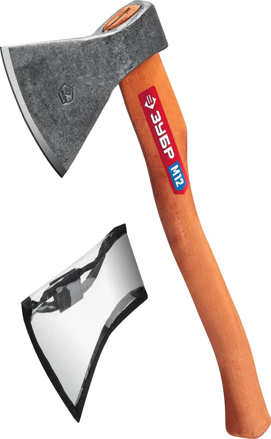 Топор с кованной головой 1,4кг, деревянная ручка, ЗУБР, 1,75кг