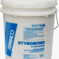 Штукатурно-клеевая смесь Terraco Styrobond,  25 кг