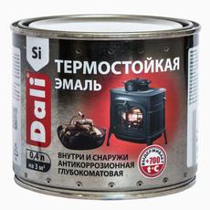 Краска термостойкая серебристая матовая 0,4 л Dali