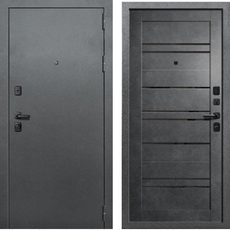 Метал дверь Дуэт Барн СБ-70 бетон графит/Фуаро, Волга-Бункер 860 R
