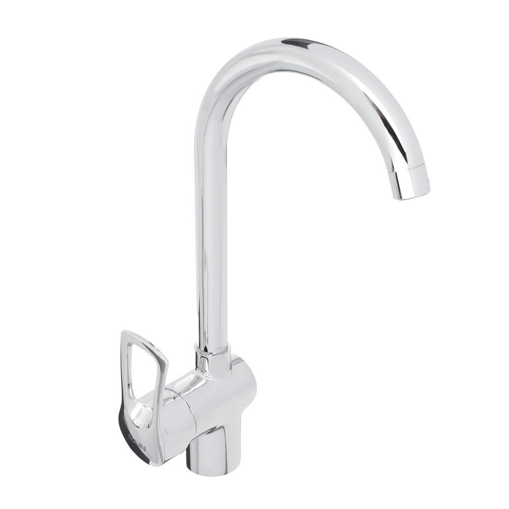 Смеситель д/кухни рычажный АТРИА латунь хром