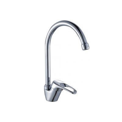 Смеситель д/кухни рычажный B35-23 с высоким поворотным изливом 180 мм 