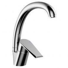 Смеситель д/кухни рычажный RS28-23 высокий поворот излив хром 