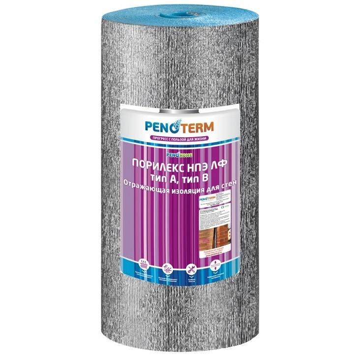 Порилекс ЛФ тип А  5мм (1,2 х 25м) фольга 1-сторонняя