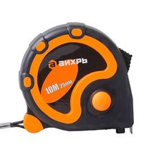Рулетка с обрезиненным пластиковым корпусом, Вихрь, 10м*25мм