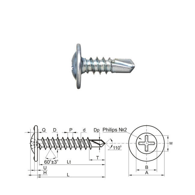 Шуруп  МЦСП, сверло 4,2 х 13  1000/15000