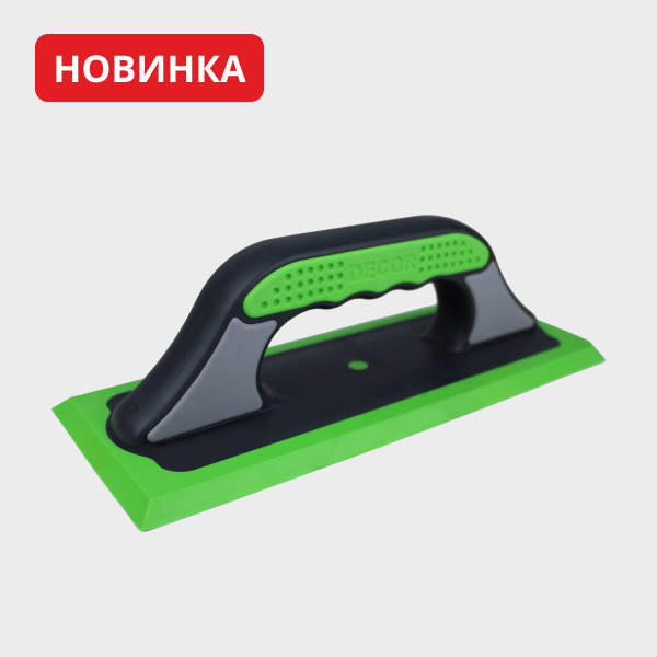 Терка ППУ д/эпоксидный затирок 140х280 мм DECOR 1/7