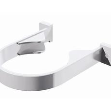 Водосточные системы ТН ПВХ хомут трубы, белый, 10 шт. в упак., арт. 359450