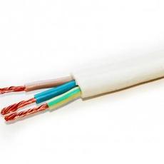 Кабель ПУГНП-(ПГВВП) 3х2,5 ГОСТ белый (1бух.=100п.м.)