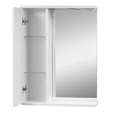 Зеркало-шкаф 50см Рио, c подсветкой, левый 500*700*160 ЭММИ