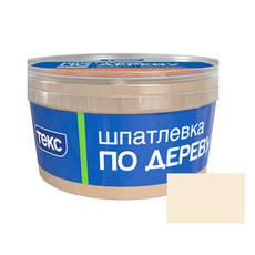 Шпатлевка по дереву для внутренних и наружних работ, цвет береза, ТЭКС, 0,25кг