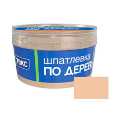 Шпатлевка по дереву для внутренних и наружних работ, цвет бук, ТЭКС, 0,25кг