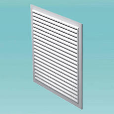 Решетка вент. 230х230, с москитной сеткой