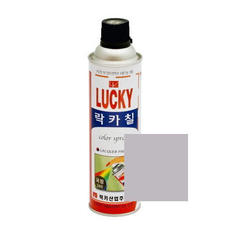 Аэрозольная краска в баллончике Lucky серебро 530 мл